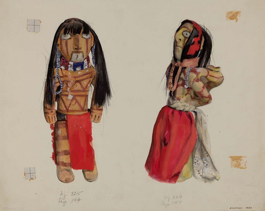 Jane Iverson - Clay Indian Dolls