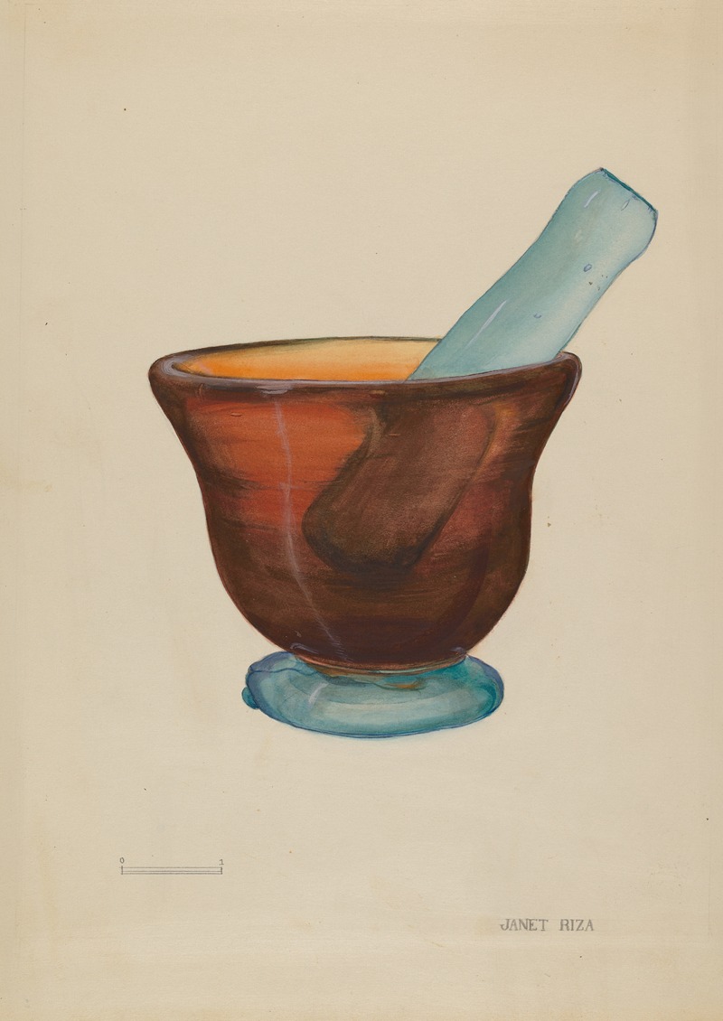 Janet Riza - Mortar and Pestle