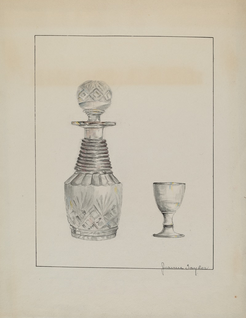 Jeanne Taylor - Decanter and Glass