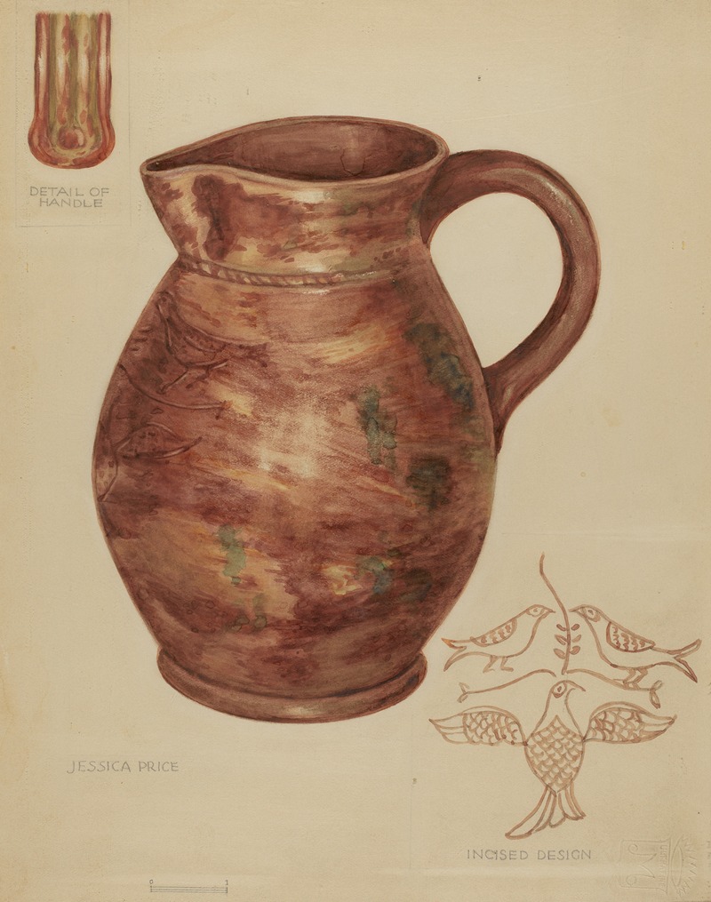 Jessica Price - Red Earthenware Pitcher