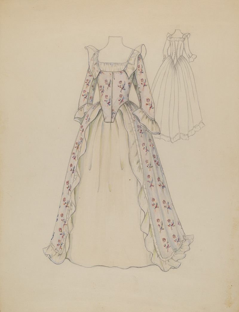 Dress by Jessie M. Benge - Artvee