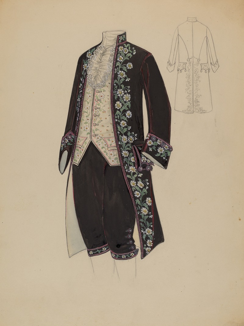 Jessie M. Benge - Man’s Court Costume