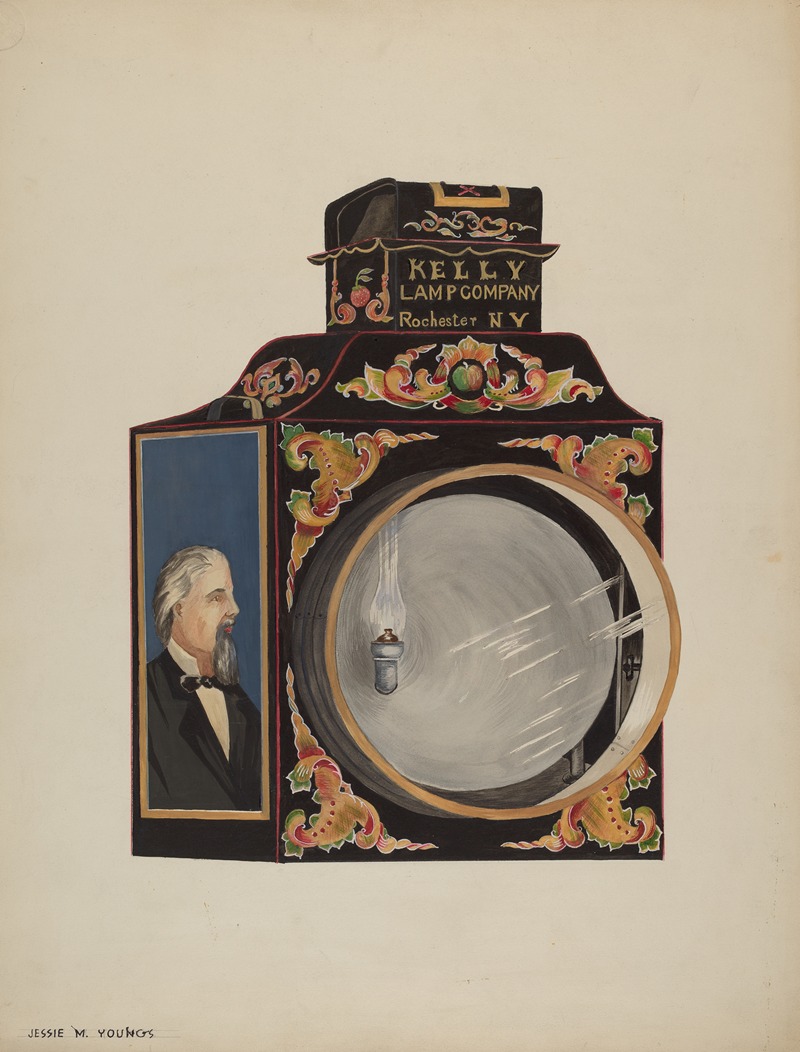 Jessie M. Youngs - Locomotive Headlight