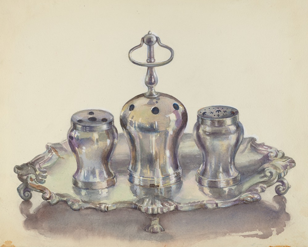 John Dixon - Silver Ink Stand