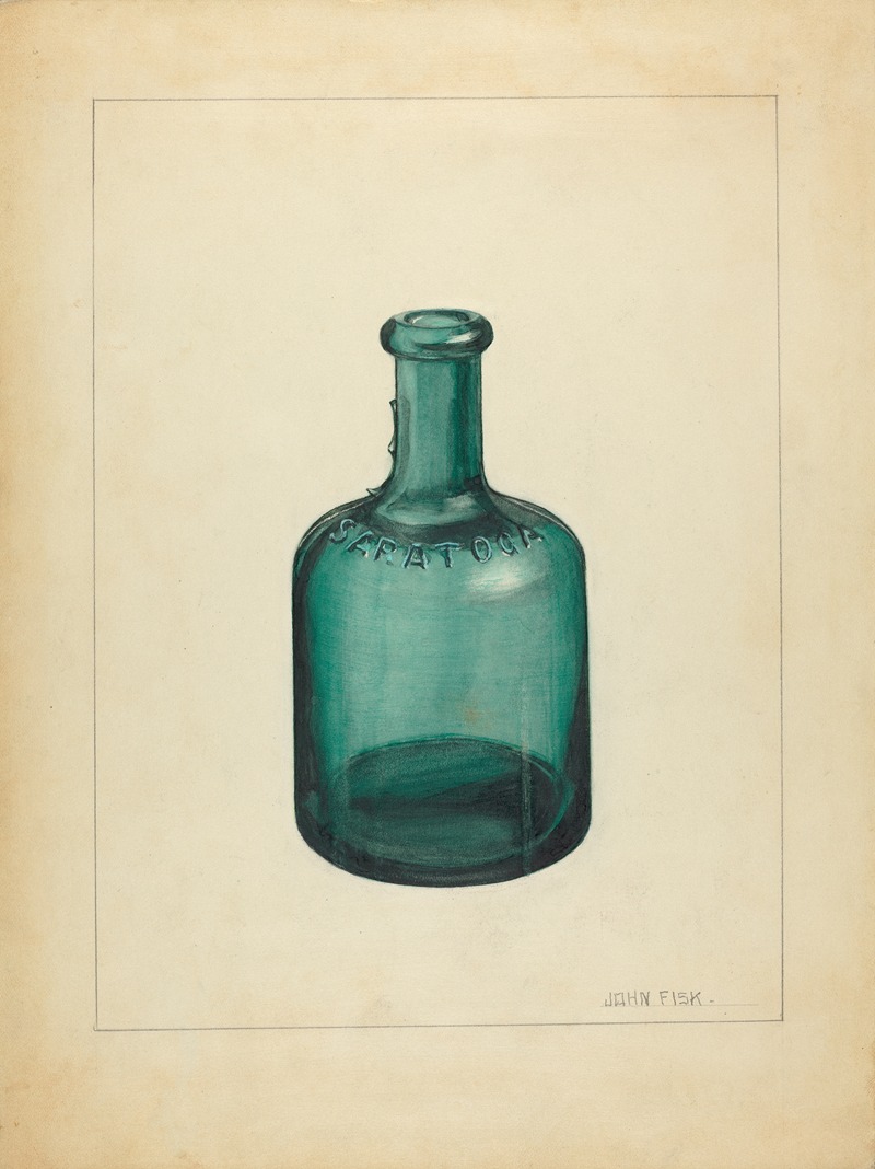 John Fisk - Blown Glass – Bottle