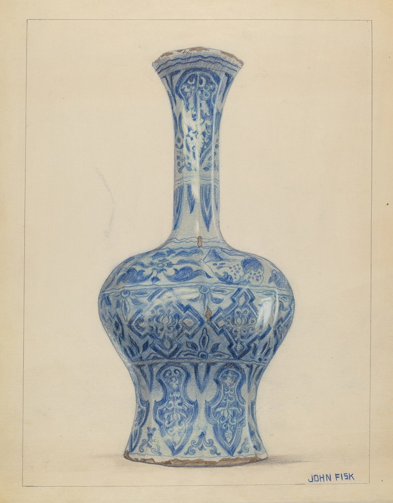 John Fisk - Porcelain Vase