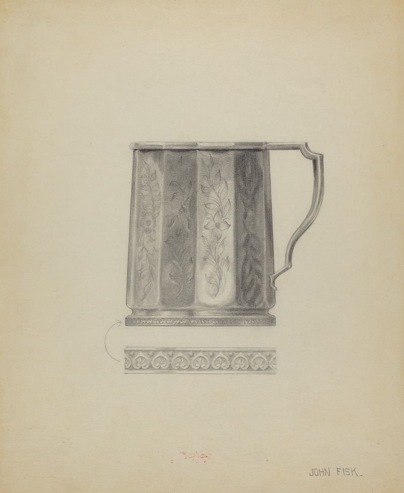 John Fisk - Silver Mug