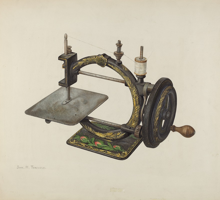 John H. Tercuzzi - Sewing Machine