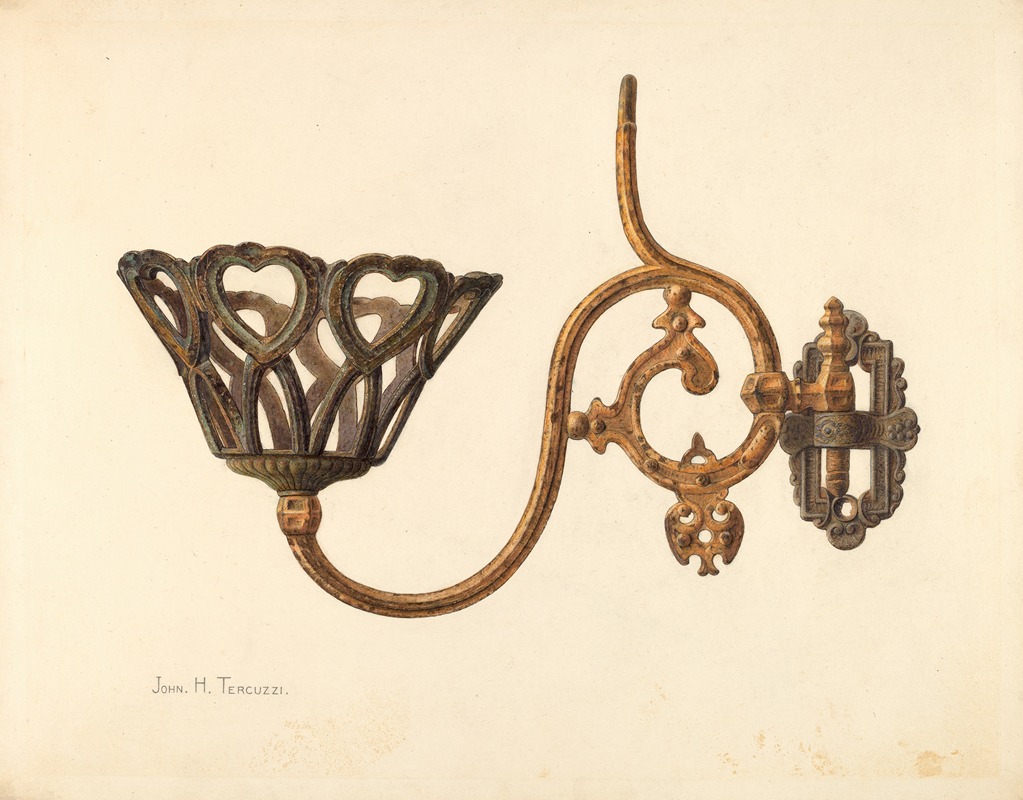 John H. Tercuzzi - Swinging Lamp Bracket