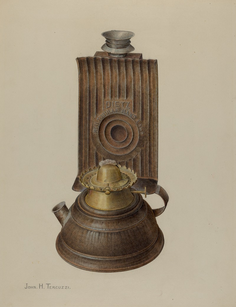 John H. Tercuzzi - Tubular Hand Lamp