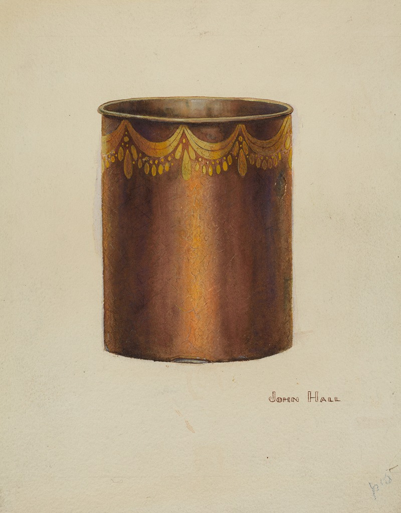 John Hall - Toleware Vase