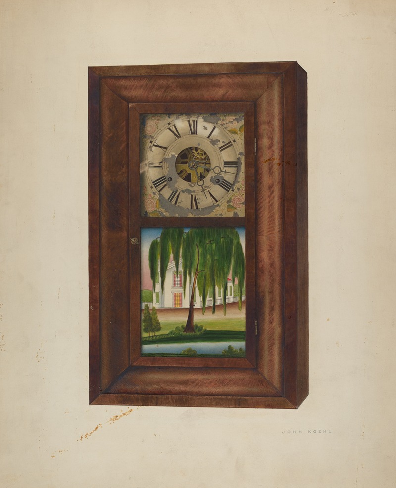 John Koehl - Painted Clock