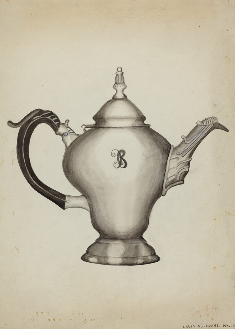 John R. Towers - Silver Teapot