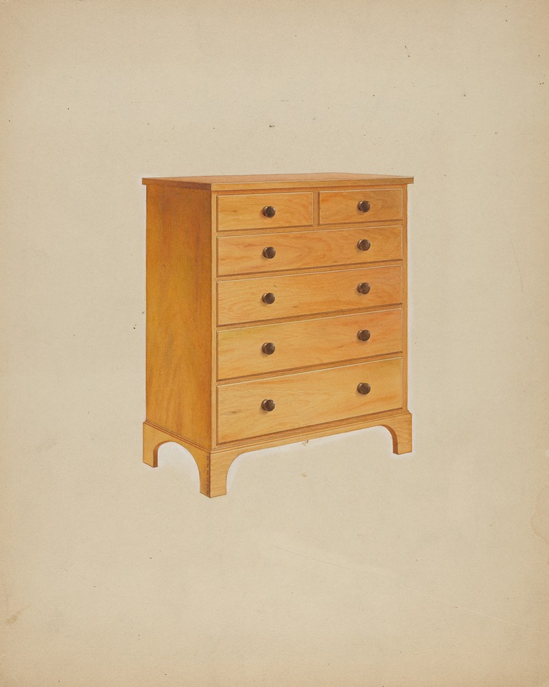 John W. Kelleher - Shaker Chest of Drawers