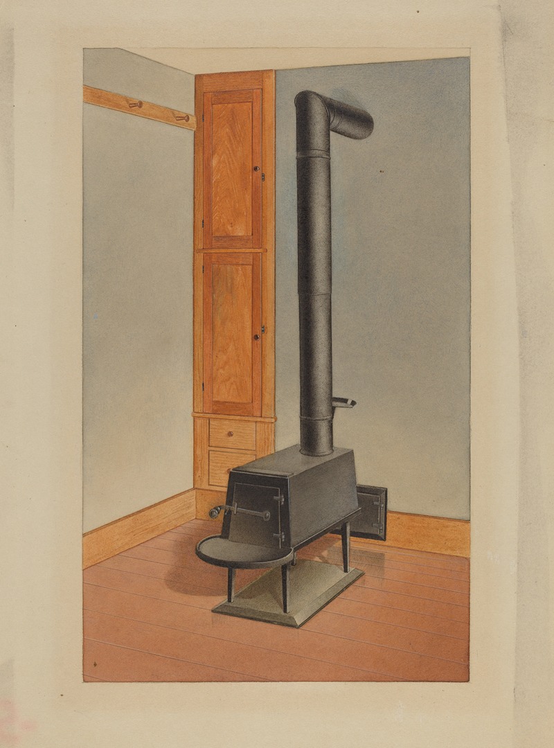 John W. Kelleher - Shaker Stove-Built-in Closet