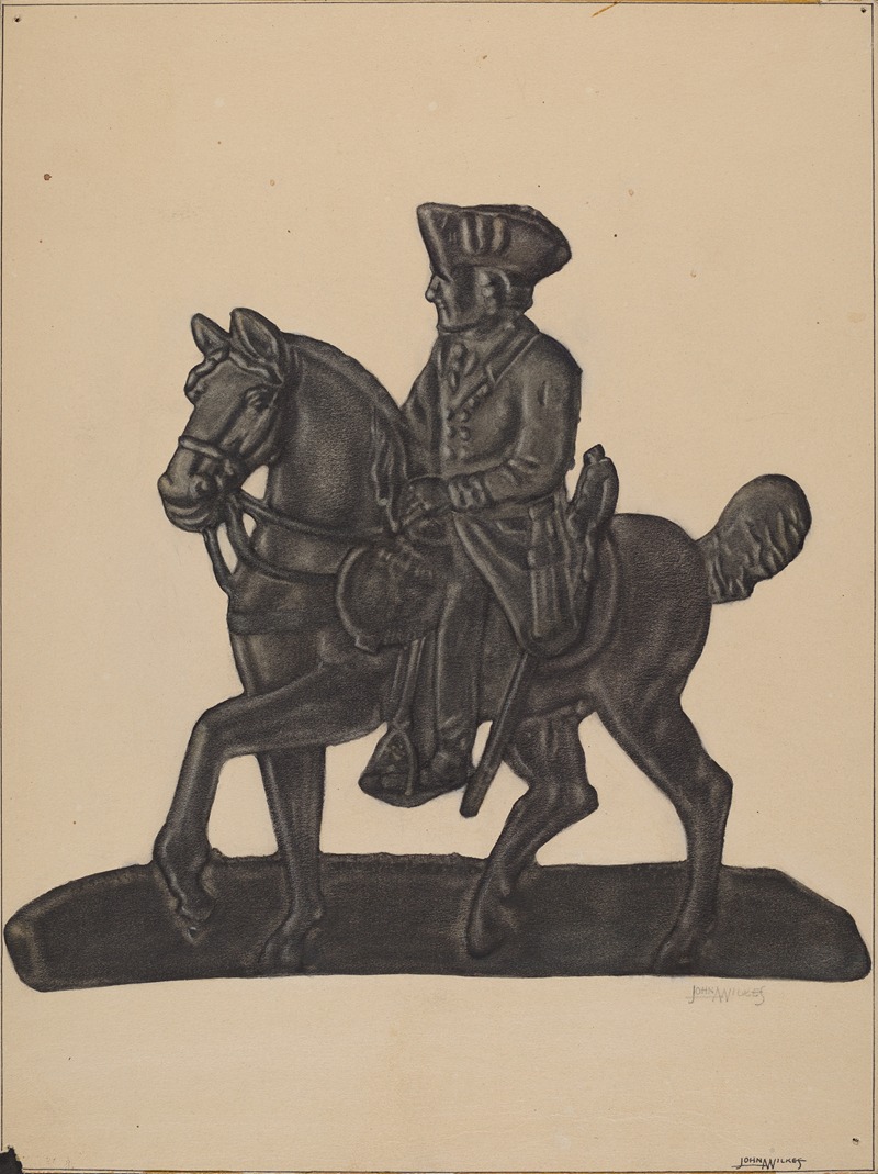 John Wilkes - Iron Officer on Horse