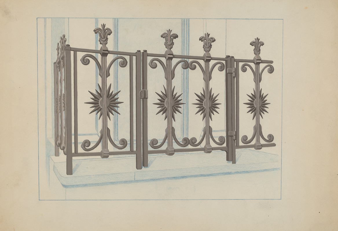 Joseph L. Boyd - Cast Iron Gate and Fence