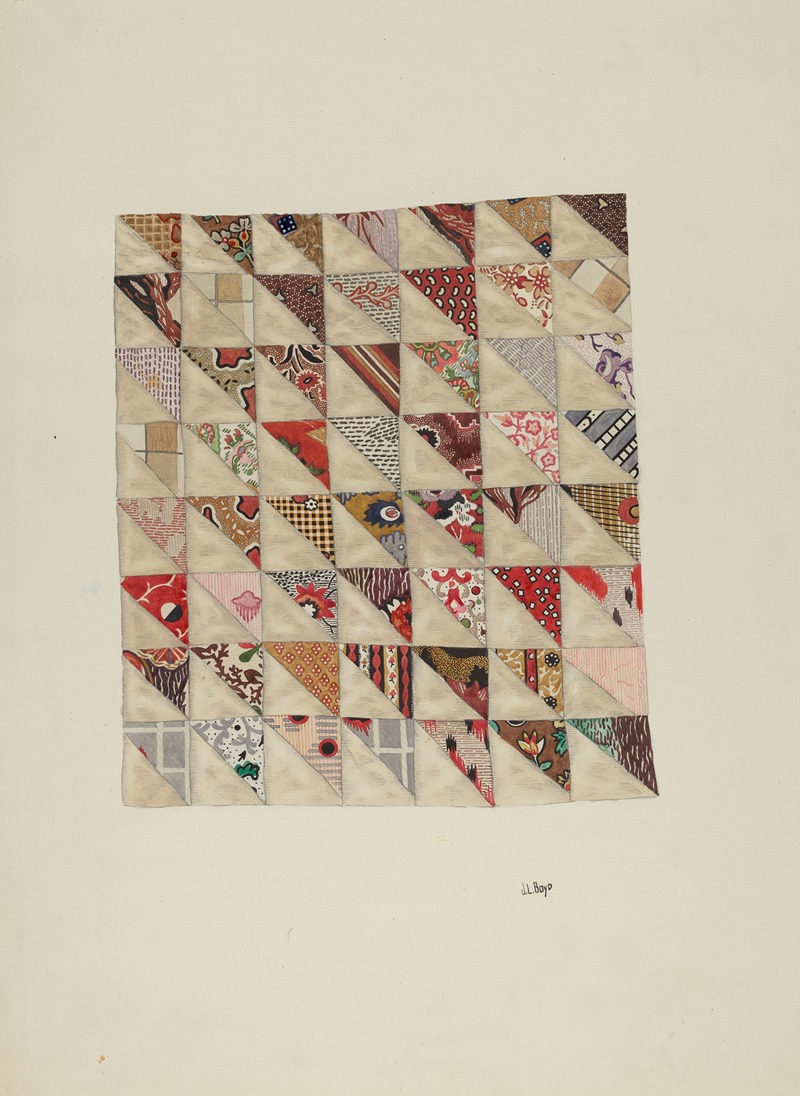 Joseph L. Boyd - Piece of Calico Patchwork