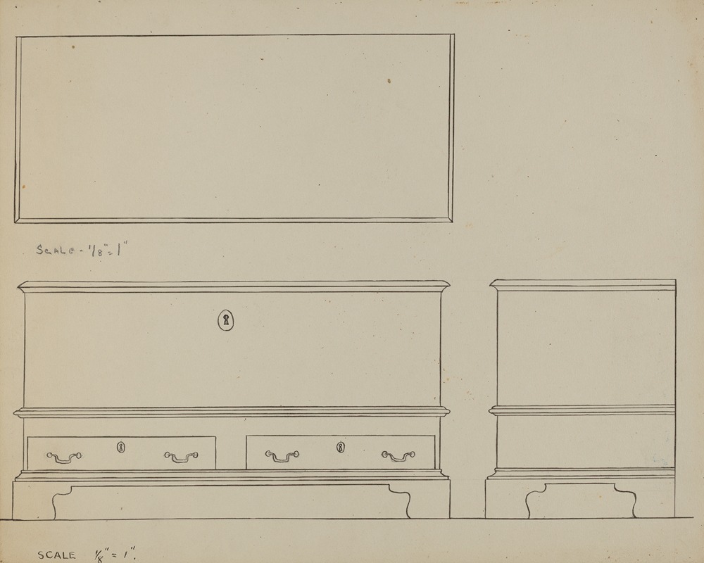 Joseph Rothenberg - Pa. German Dower Chest