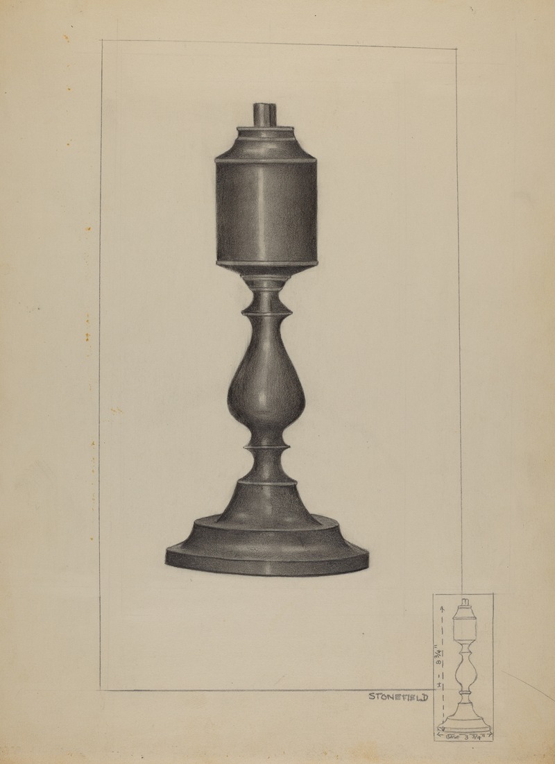 Joseph Stonefield - Whale Oil Lamp