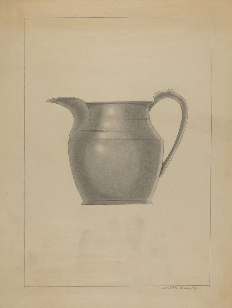 Joseph Wolins - Pewter Pitcher