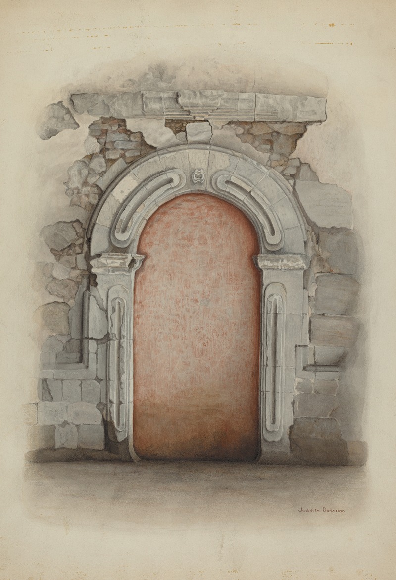 Juanita Donahoo - Doorway, Stone