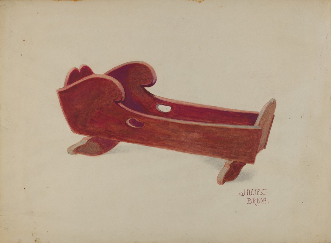 Julie C. Brush - Doll Cradle