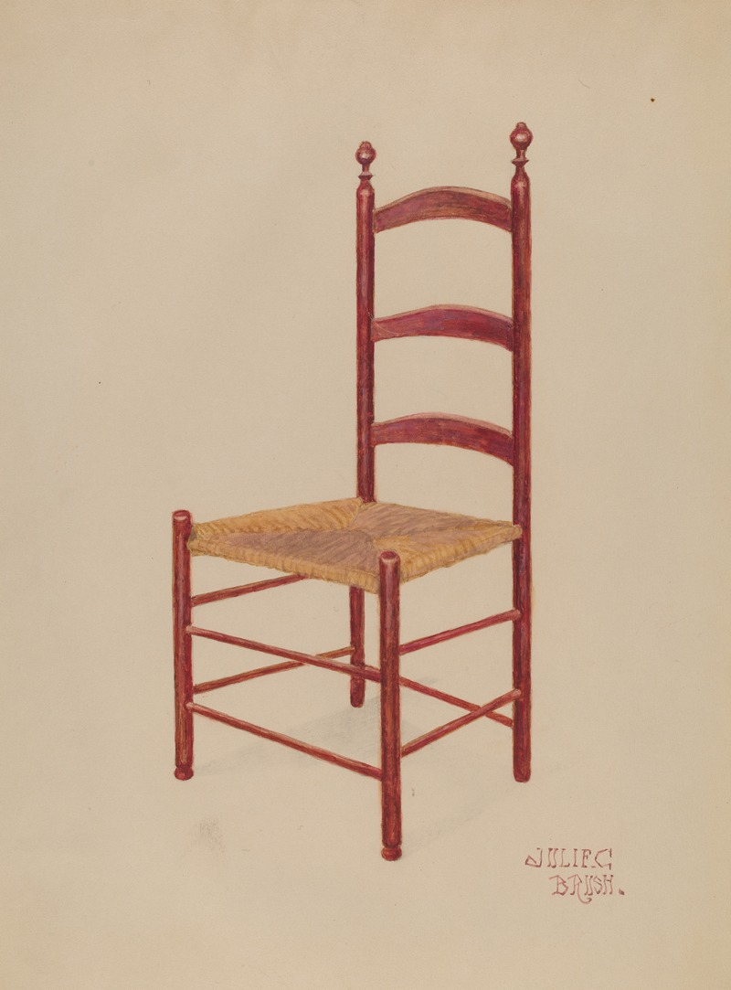 Julie C. Brush - Ladderback Chair