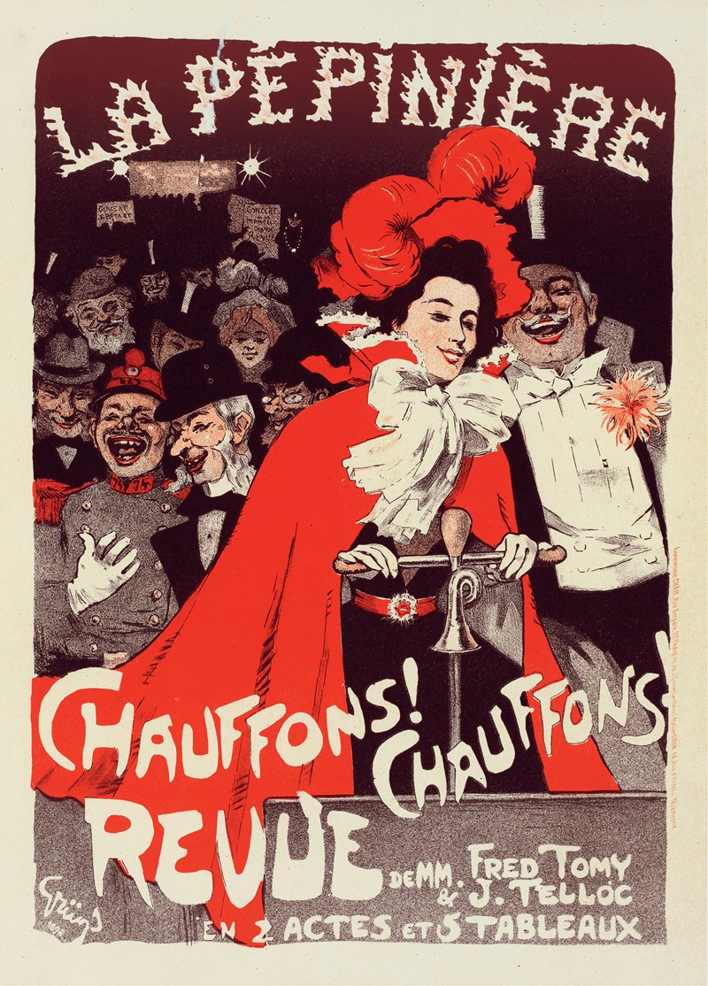 Jules-Alexandre Grün - Affiche Pour Le Concert De La Pépinière ‘chauffons! Chauffons!’