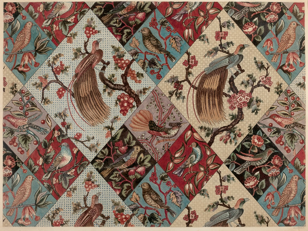 Julius Mihalik - Chintz Bedspread