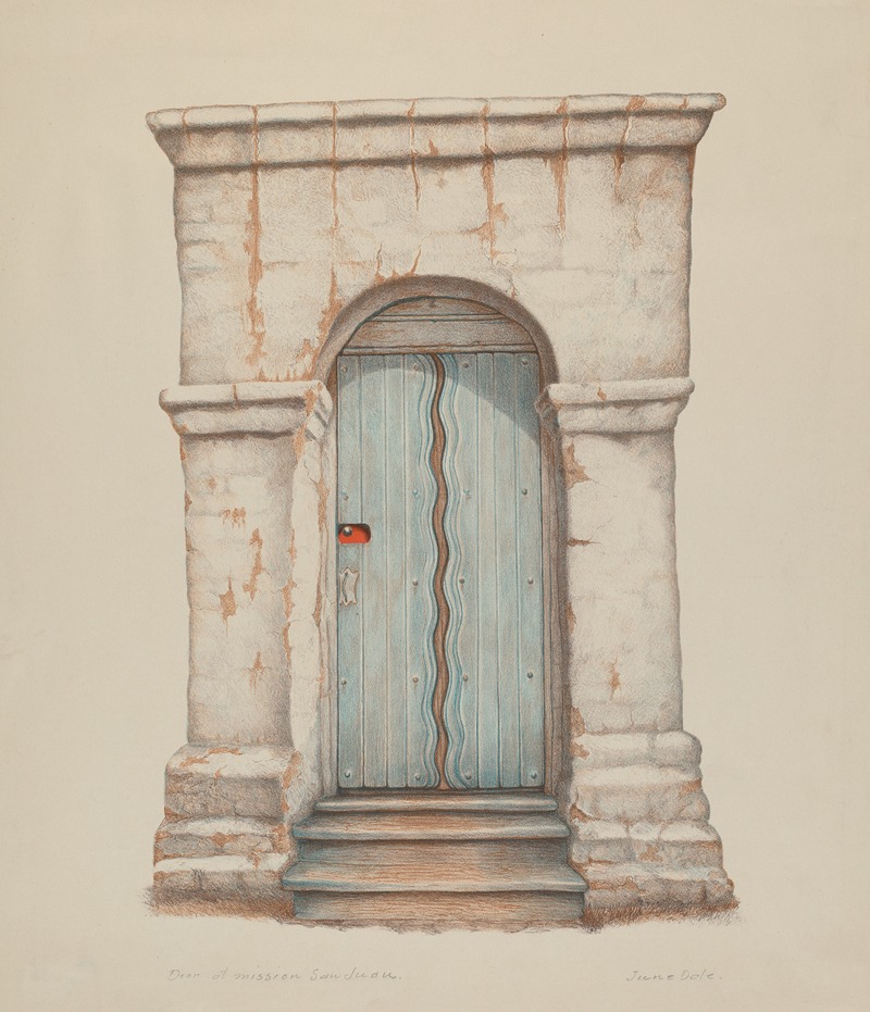 June Dale - Doorway at Mission San Juan