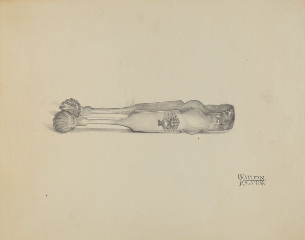 Kalamian Walton - Silver Sugar Tongs