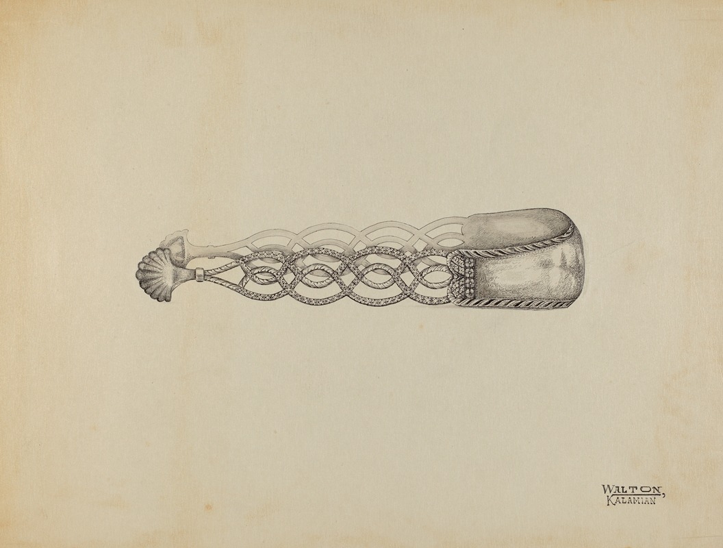 Kalamian Walton - Silver Sugar Tongs