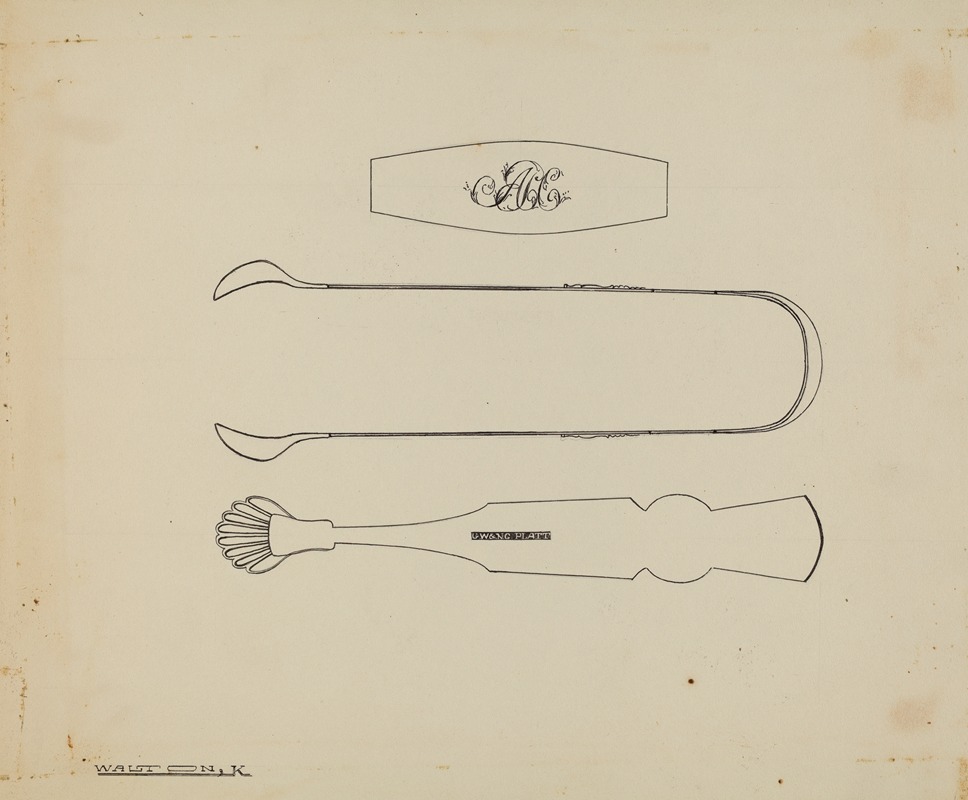 Kalamian Walton - Silver Sugar Tongs