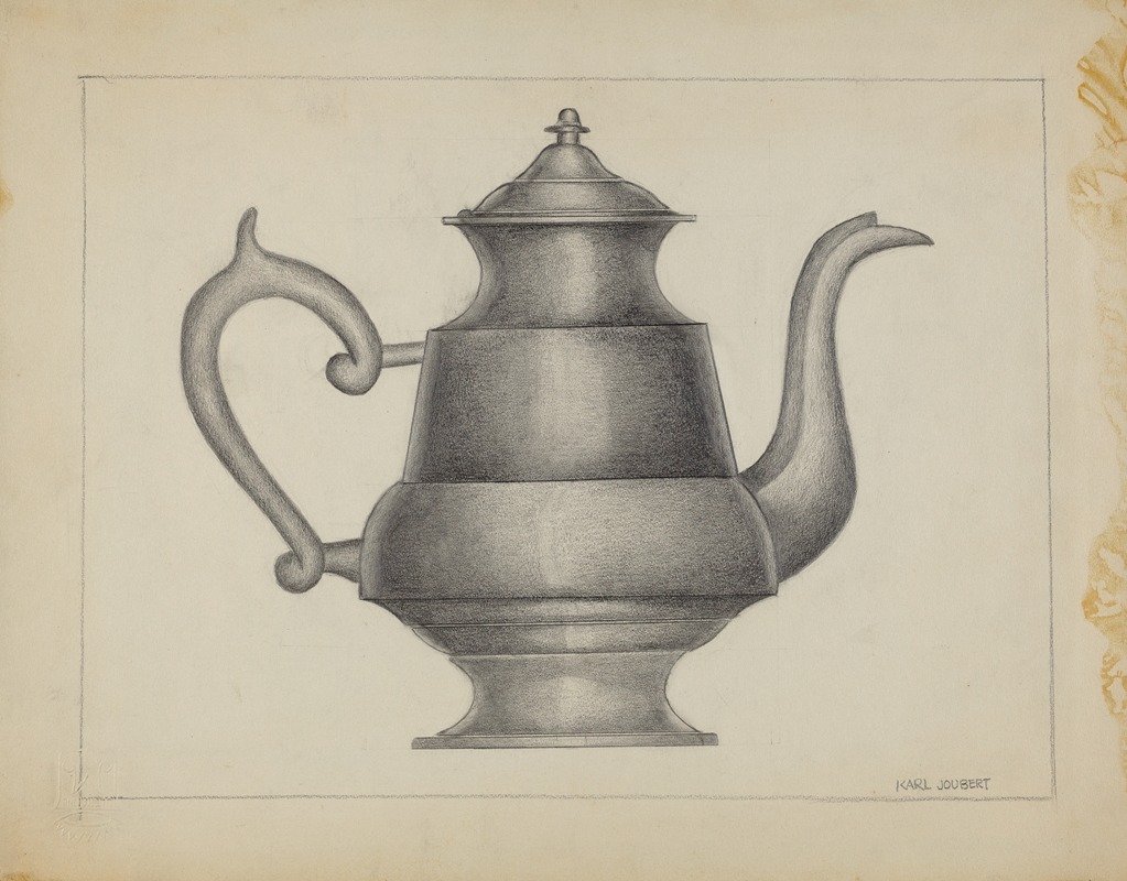 Karl Joubert - Pewter Teapot