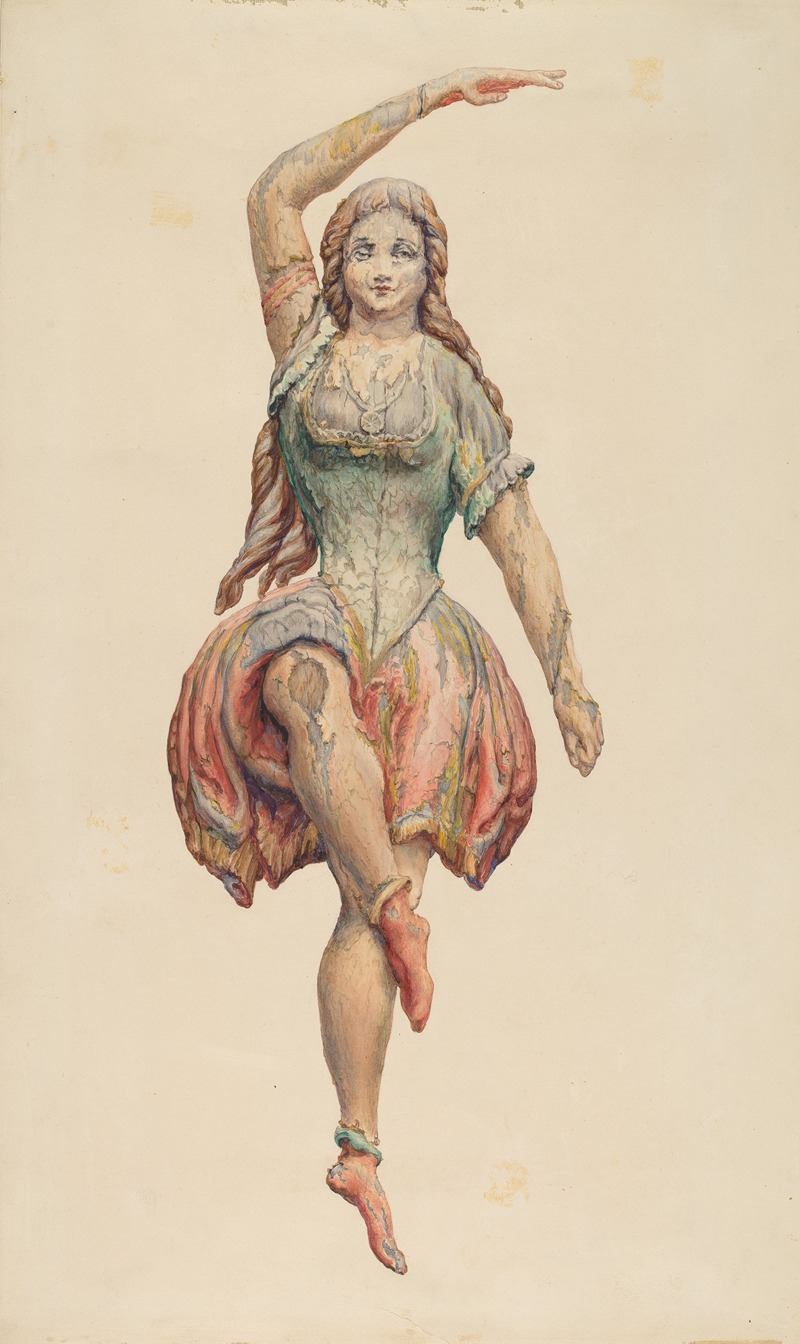 Katharine Merrill - Dancing Girl from Spark’s Carousel Wagon