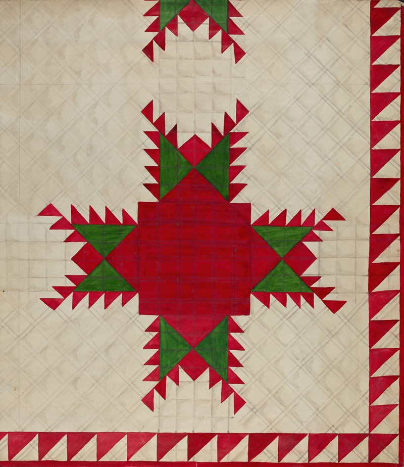 Katherine Hastings - Feathered Star Quilt