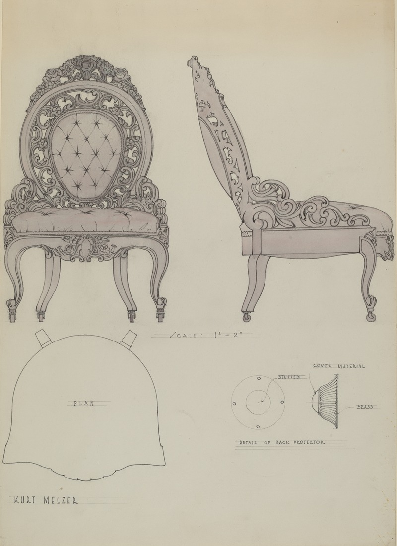 Kurt Melzer - Hoopskirt chair