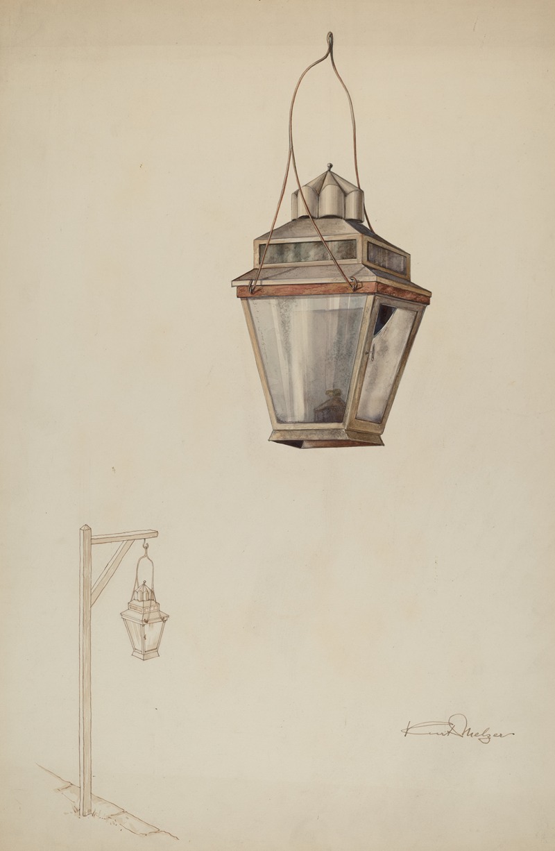 Kurt Melzer - Sperm Oil Street Lamp