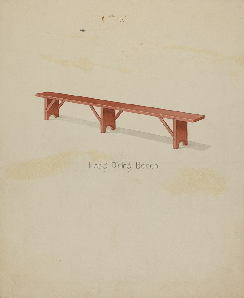 Lawrence Foster - Shaker Long House Bench