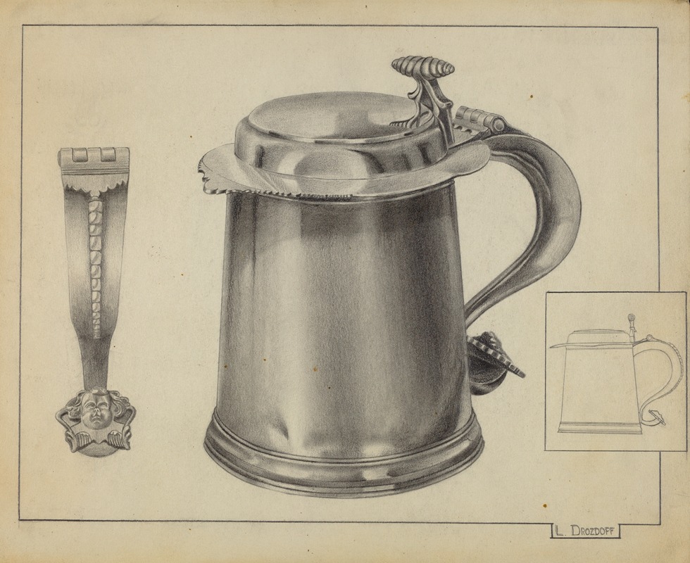 Leo Drozdoff - Silver Tankard