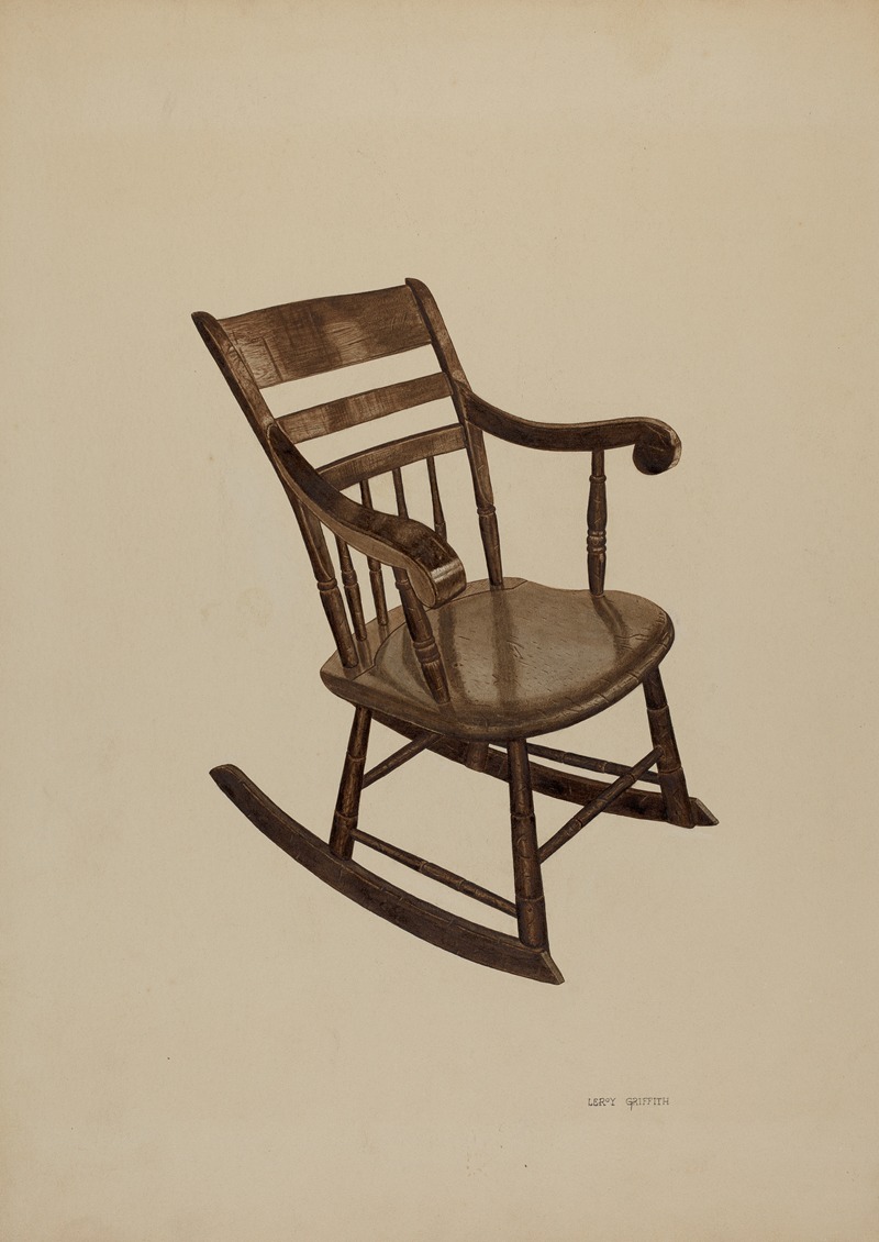 LeRoy Griffith - Pa. German Rocking Chair