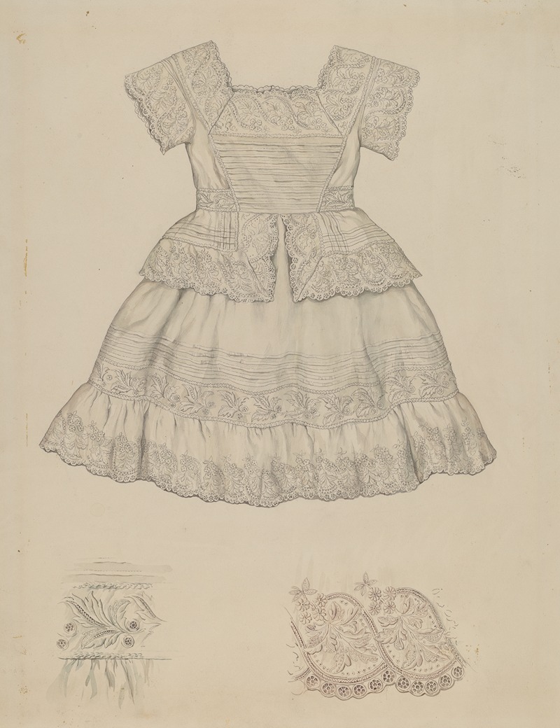 Child's Dress by Lillian Causey - Artvee