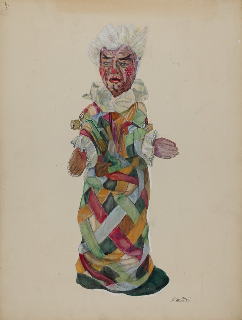 Lillian Stahl - Clown Hand Puppet