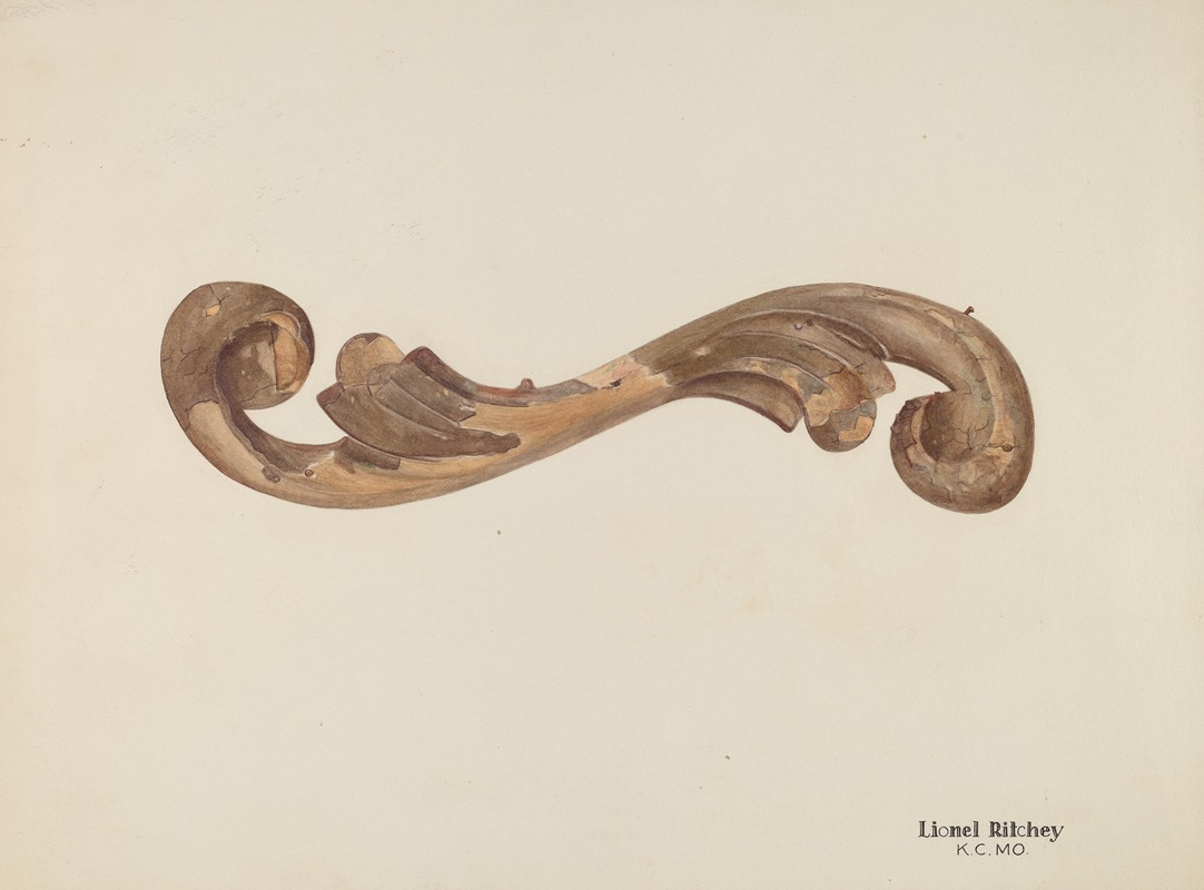 Lionel Ritchey - Wood Carving – Scroll