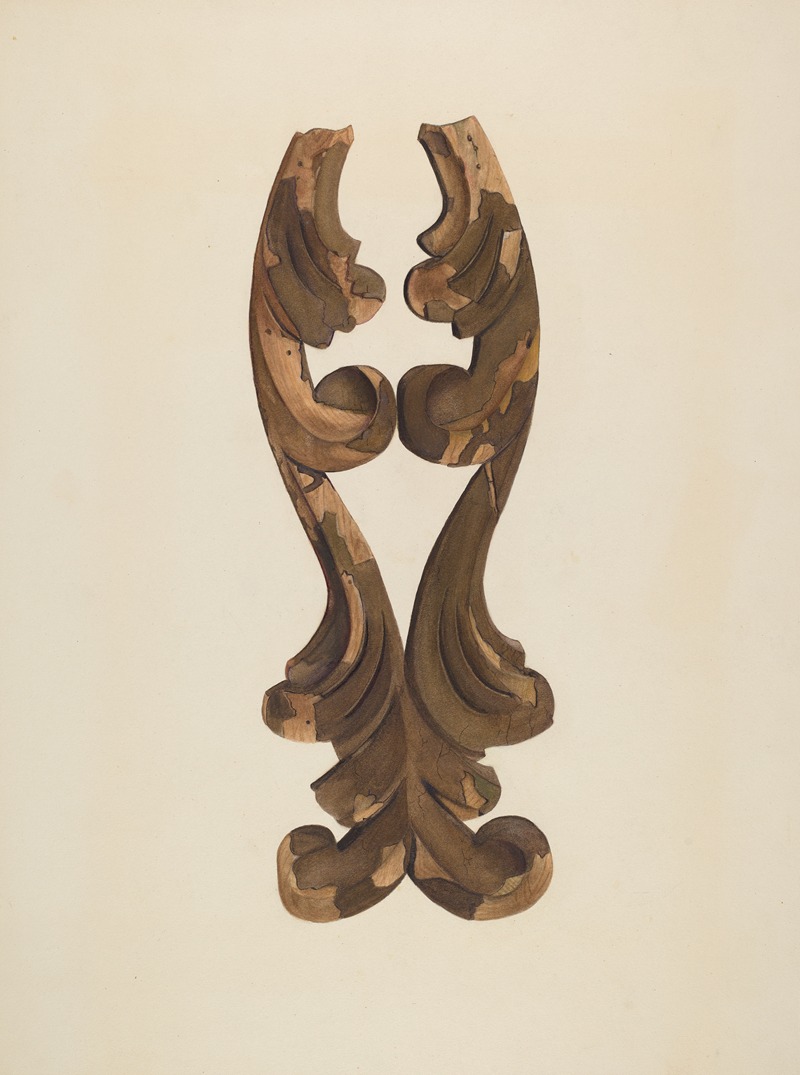 Lionel Ritchey - Wood Carving – Scroll