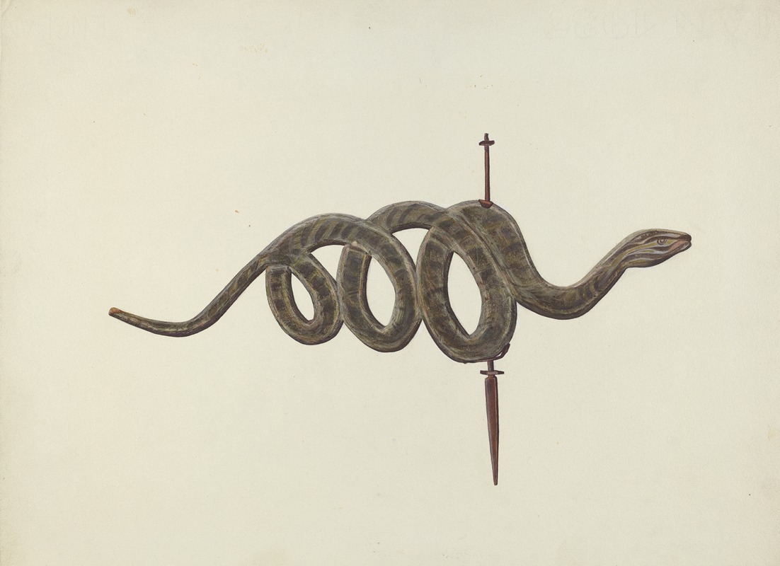 Lloyd Broome - Serpent Weather Vane