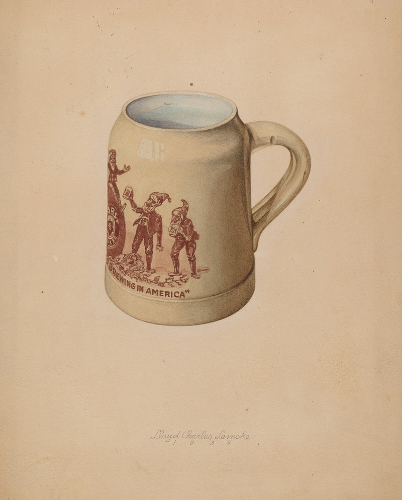 Lloyd Charles Lemcke - Stoneware Mug for Beer