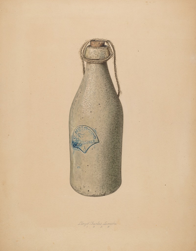 Lloyd Charles Lemcke - Weiss Beer Bottle