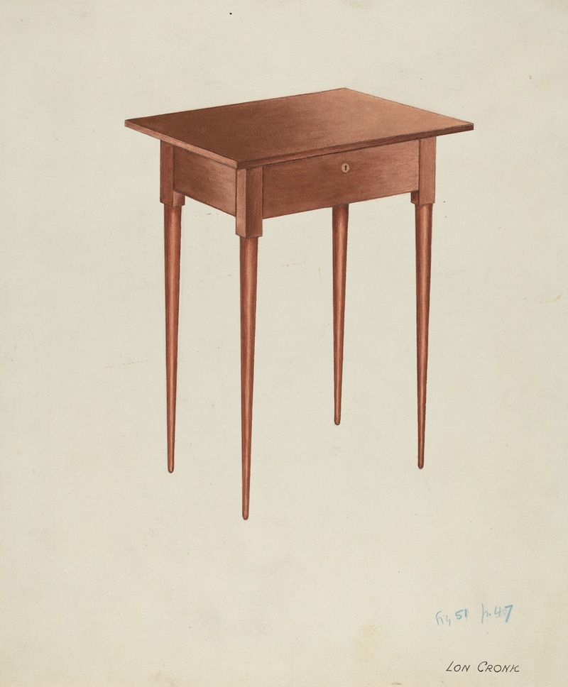 Lon Cronk - Shaker Candle Table